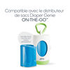 Recharge de sac à couches portable Diaper Genie, 25 sacs.