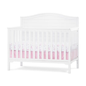 Lit de bébé convertible Wilmington à dessus arqué,  Blanc Mat - Notre exclusivité