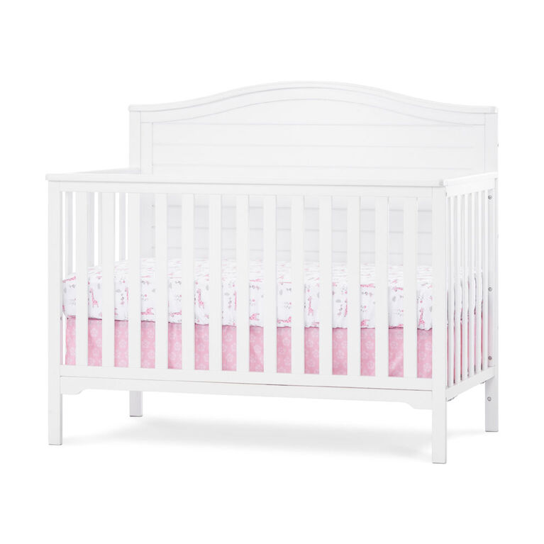 Lit De Bebe Convertible Wilmington A Dessus Arque Blanc Mat