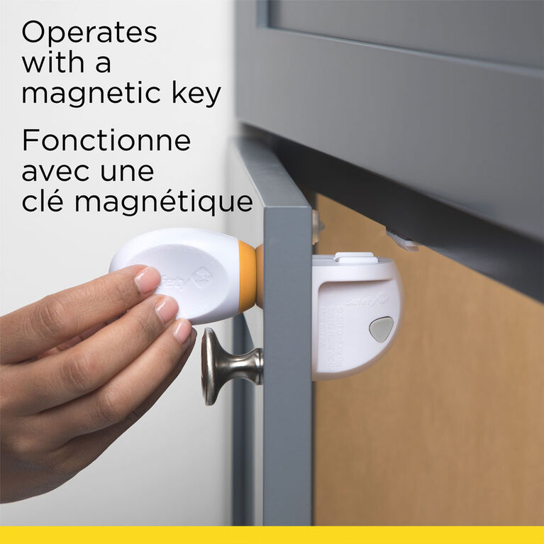 Safety 1st - Kit de verrous magnétiques adhésifs de 3 pces