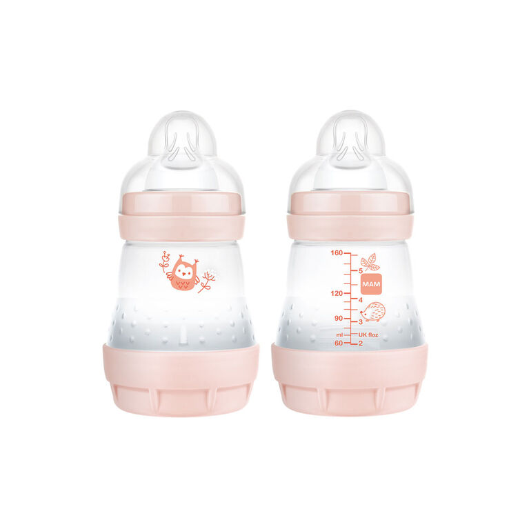 MAM 5Oz 2Pack Matte Bottle 2+Mo