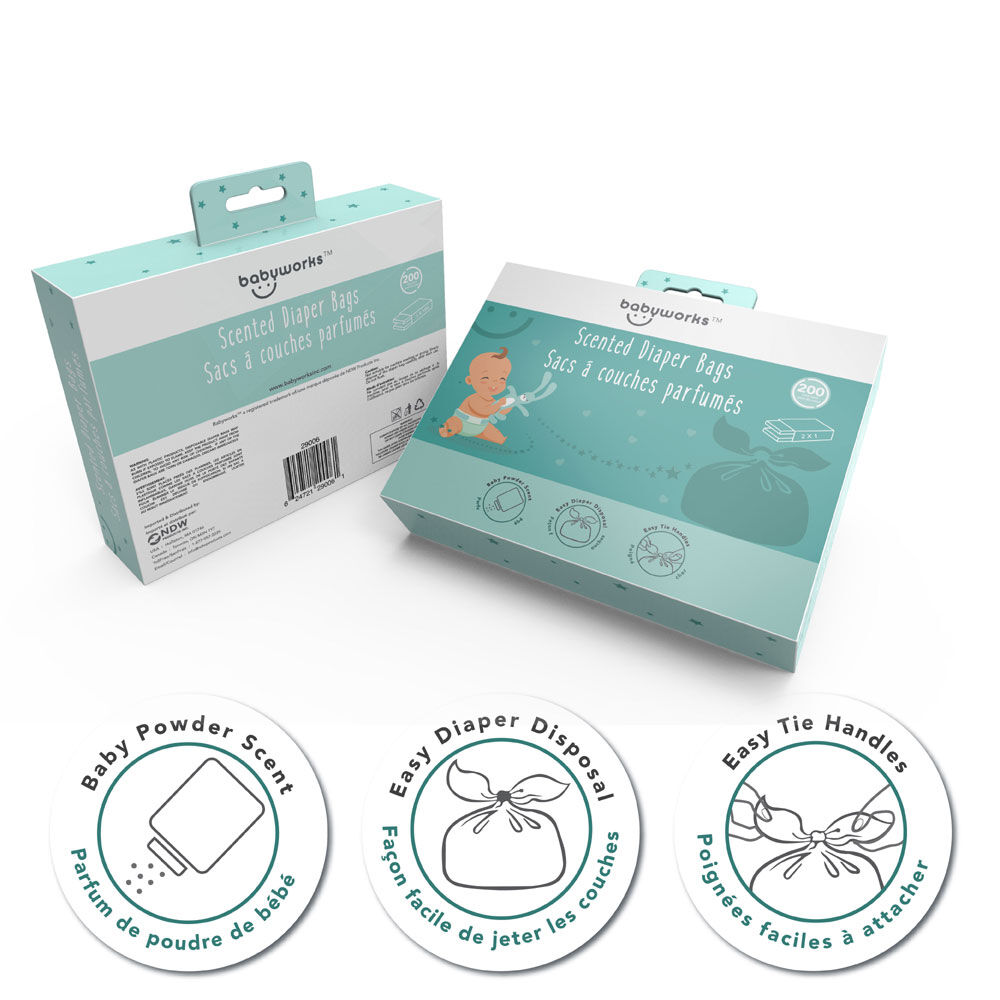 Sirona Sanitary and Diaper Disposal Bags- 75 Bags, for Discreet Dispos –  Mybeautykart