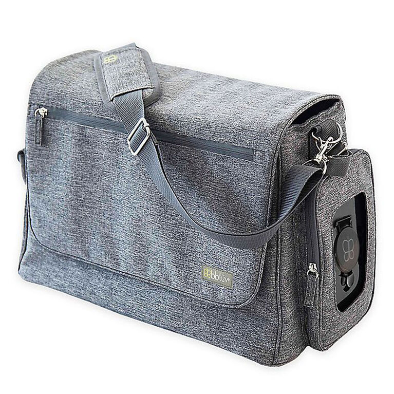 bblüv Ultra Diaper Bag - Heather Grey