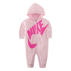 Nike Futura Hooded Coverall - Pink Foam - Size 3 Months