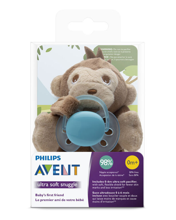 Philips Avent ultra soft snuggle, 0-6m, monkey