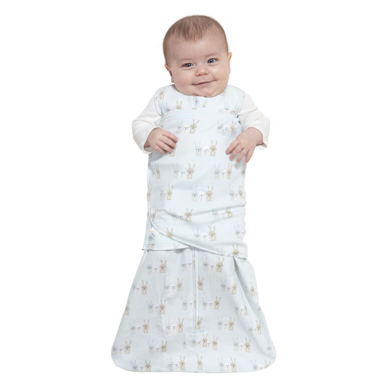 HALO SleepSack Swaddle Cotton Blue Bunnies Newborn Babies R Us