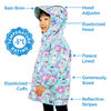 Kids Fleece Lined Rain Jackets | Minty Forest - 1T (1-2Y)