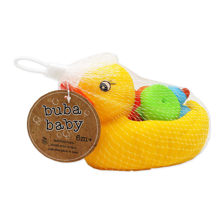 Buba Baby 4 Pack Bath Toys: Duck
