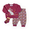 Lily & Jack - 3 Piece Quilted Set: Mouse - 0-3 Months