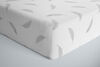 Kushies Drap contour pour lit de bébé Plume grise