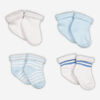 Rococo 4 Pack Socks Blue 0/6M