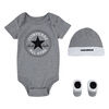 Ensemble Cadeau Converse - Gris, Taille 0-6 mois