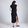 Motherhood Raglan Midi Dress-Black-L