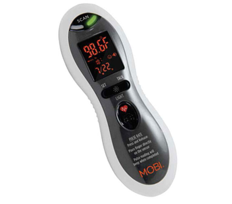 MOBI Ultra Pulse Thermomètre pour parler de l'oreille, du front et du pouls - Édition anglaise