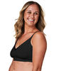 Basics par Bravado Soutien-gorge de grossesse et d’allaitement à une épaisseur, Noir, Grande