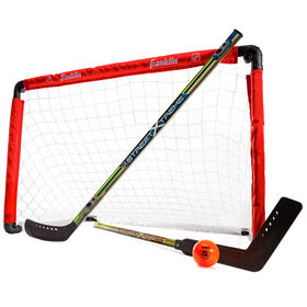 Ensemble b&acirc;tons et cage de hockey de rue NHL (91,4 cm  -  36 po)