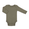 Koala Baby 4Pk Long Sleeve Bodysuit Solid Green Combo, Newborn