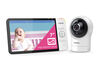 VTech RM7764HD Smart Wi-Fi Video Baby Monitor with 7 inch display and 1080p HD 360 degree, Panoramic Viewing Pan & Tilt Camera, White - R Exclusive