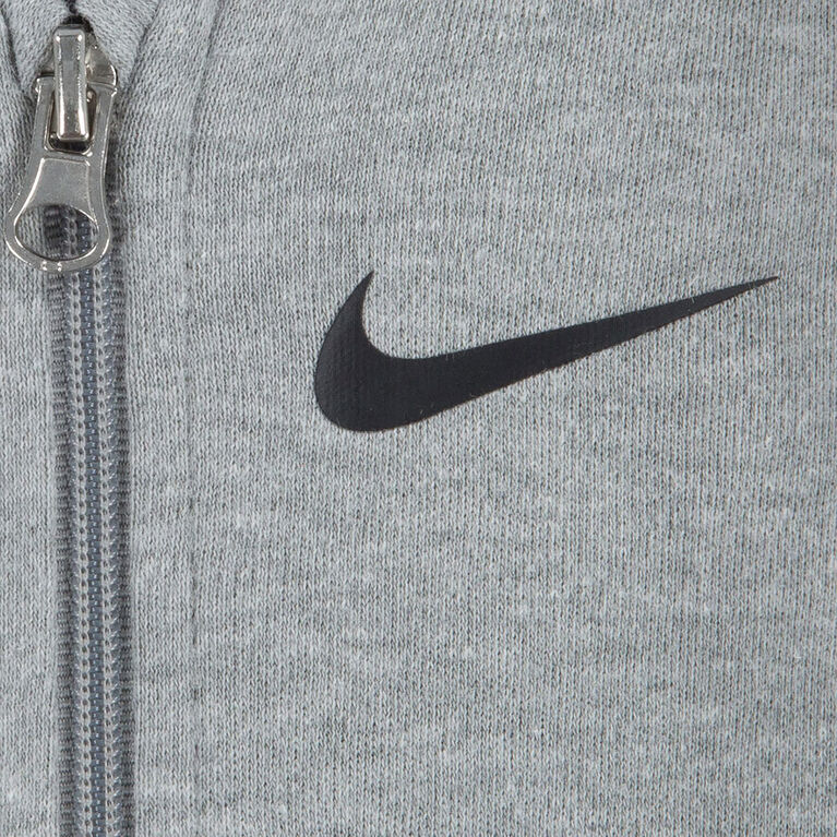 Nike Footed Coverall - Dark Grey Heather - 0-3 Months