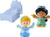 Disney Princess Magical Lights and Dancing Castle Little People Toddler Playset, 2 Figures