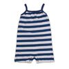 Snugabye Long Romper - Stripe - Navy/White, 3-6 Months