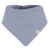 Just Born - Lot de 4 Bavoirs Bandana en Mousseline - Bleu