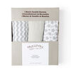 Grey Star/Wave Muslin Blanket -Set Of 3