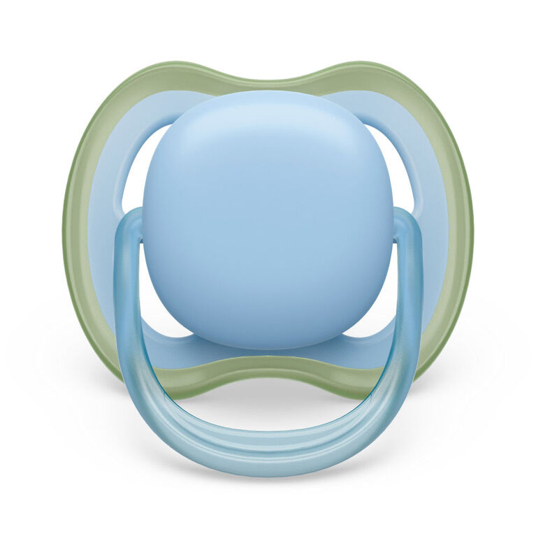 Avent Ultra Air Pacifier 0-6m green/ blue 4pk