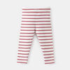 legging en coton biologique taille haute, 18-24m - rose