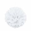 Blanc 16" Boule Decorative