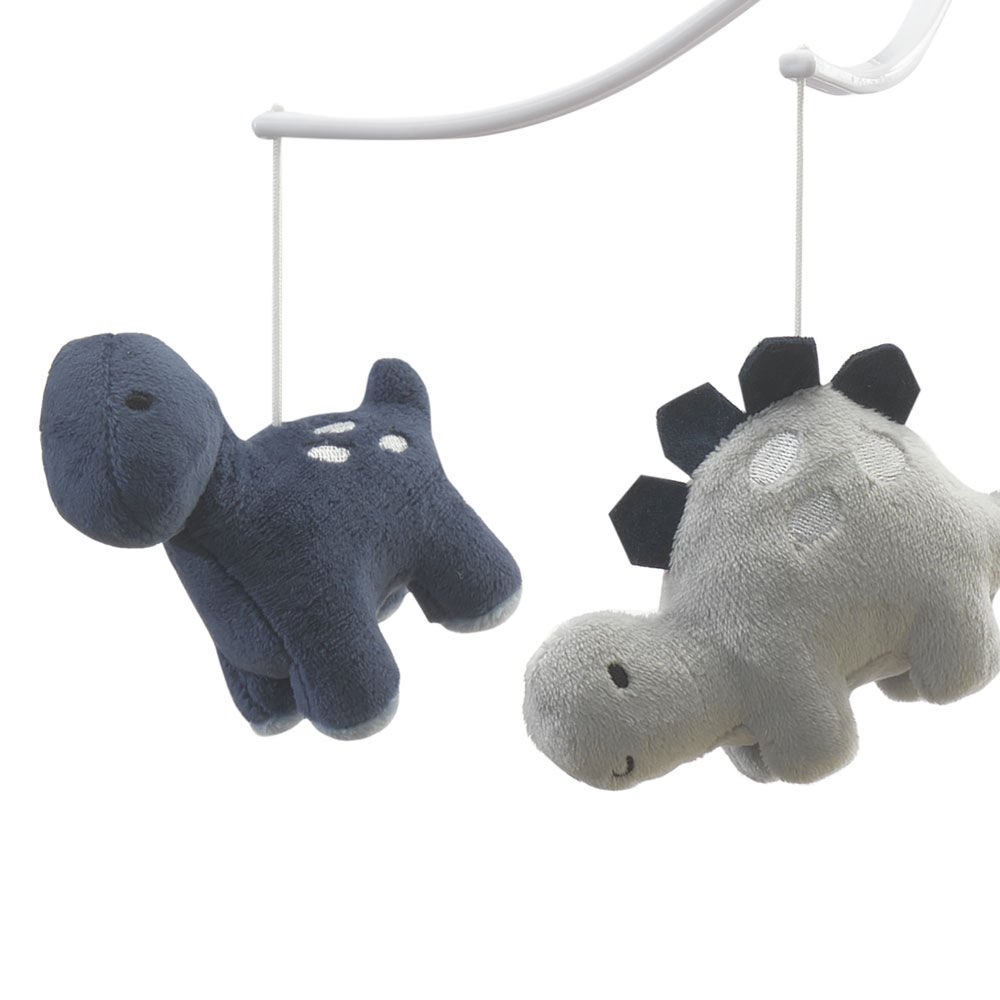 Bedtime Originals Roar Musical Baby Crib Mobile Blue