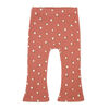 Baby Mode  4 Piece Pant Set: Coral Floral 3-6M