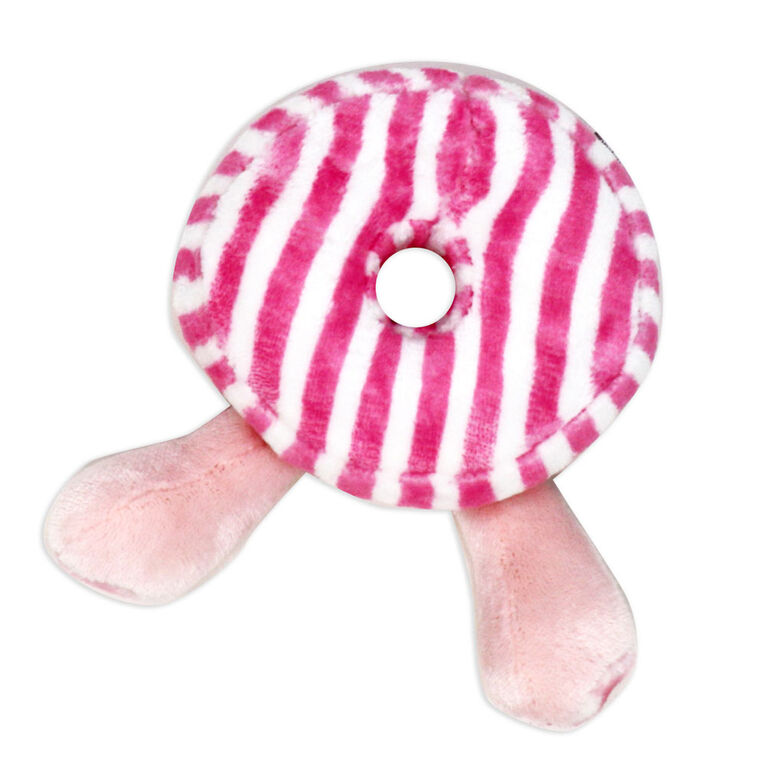 Bab & Tot Plush stacking activity toy: pink bunny