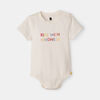 Short Sleeve Graphicic Bodysuit White Rise Kindneshort Sleeve 18-24M