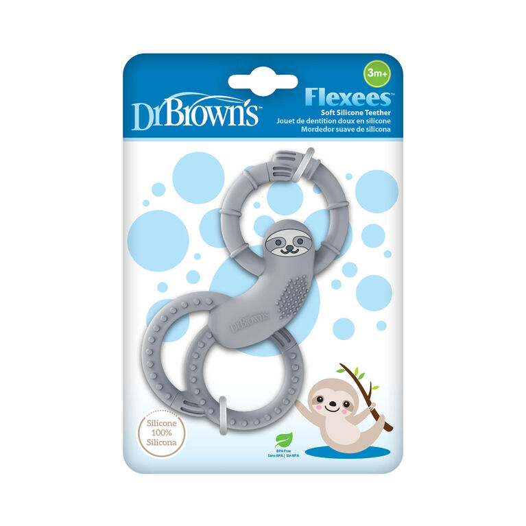 Dr. Brown's Sloth Long Limbed Silicone Teether - Assortment May Vary