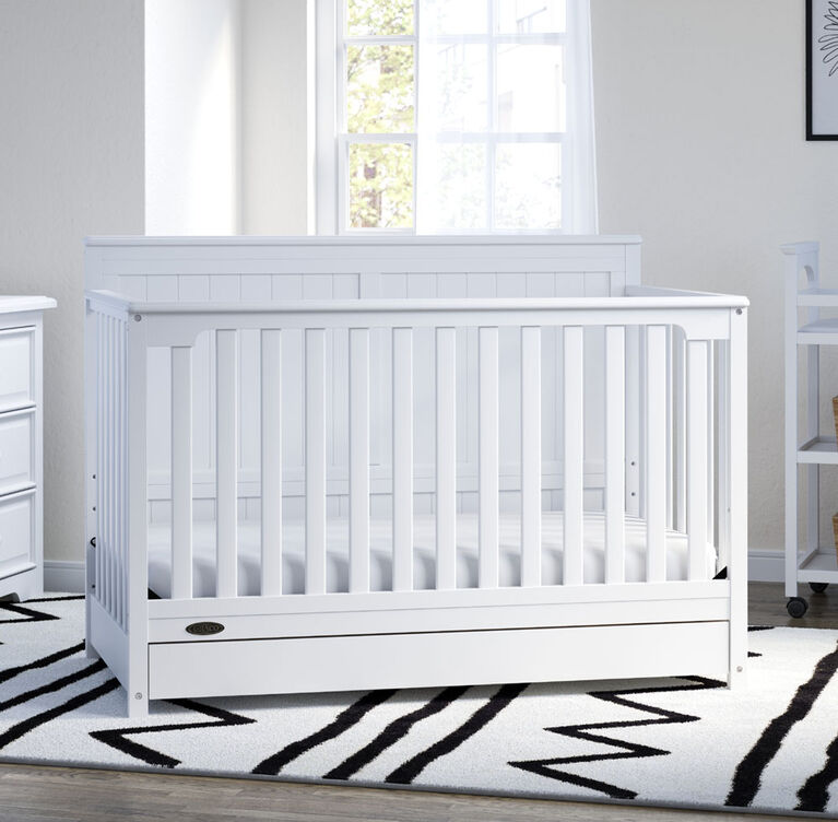 Graco Hadley 4in1 Convertible Crib with Drawer White. Babies R Us