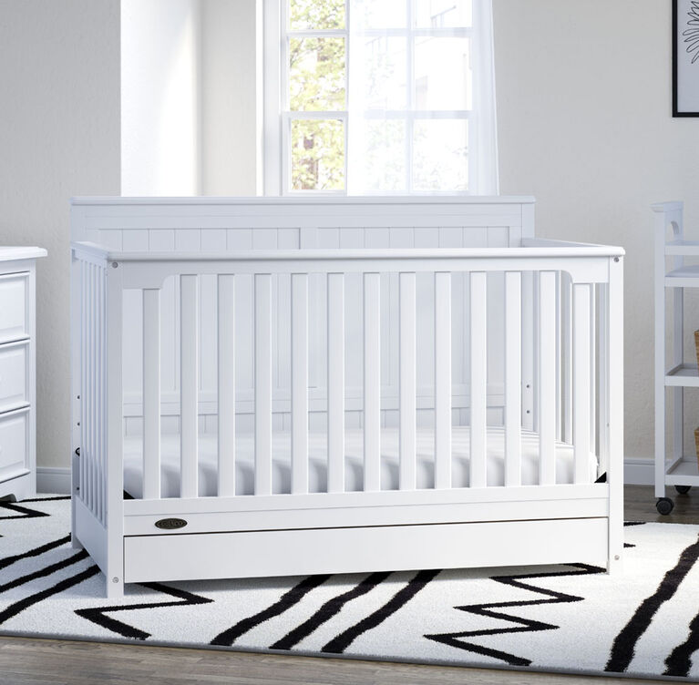 Graco Hadley 4-In-1 Convertible Crib With Drawer - White | Babies R Us  Canada