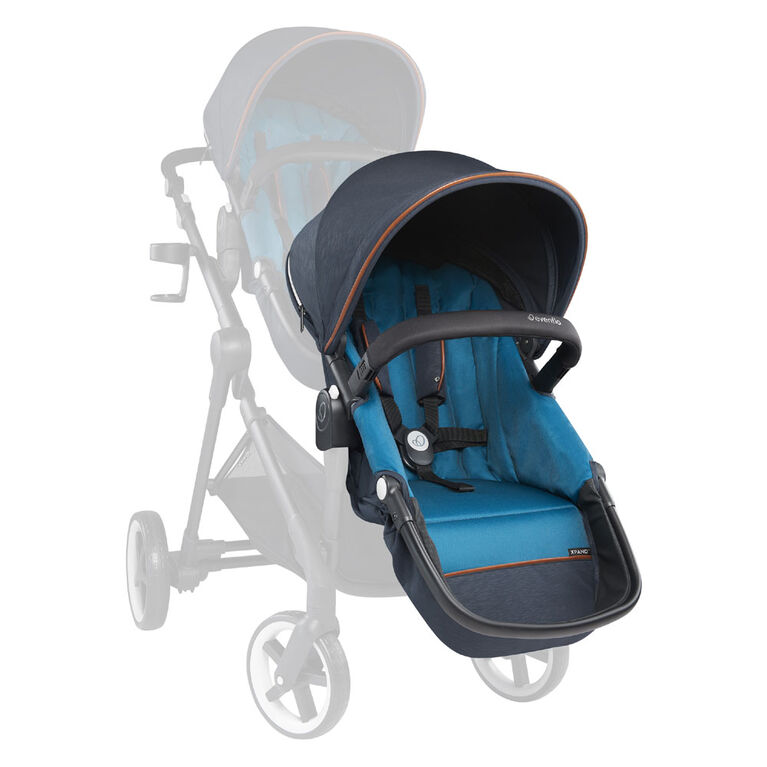 Evenflo GOLD Pivot Xpand Stroller Second Seat (Sapphire Blue) - R Exclusive