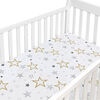 Dream Crib Sheet - Golden Stars