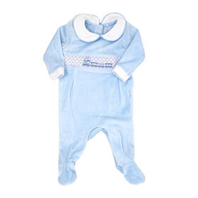 Rock a Bye Baby Dormeuse en Velours Bleu Train
