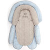 Diono Cuddle Soft 2-in-1 Baby Head Neck Body Support Pillow For Newborn Baby Super Soft Car Seat Insert Cushion, Perfect for Infant Car Seats, Convertible Car Seats, Strollers, Gray/ Blue