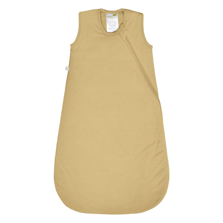 Perlimpinpin-Bamboo sleep bag 1.0 TOG-Curry-0-6m