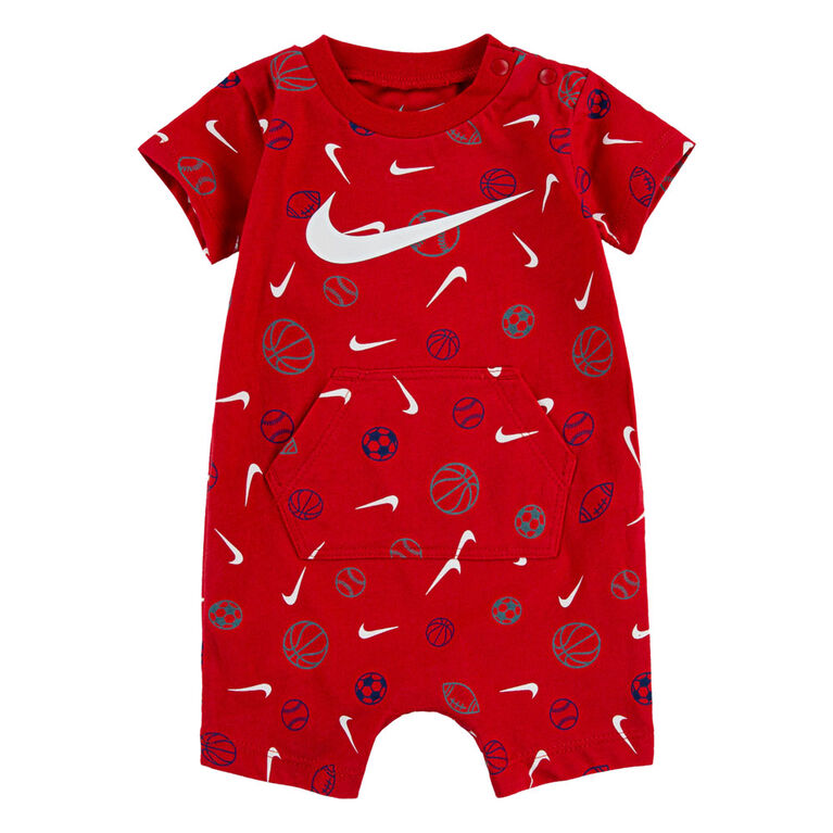 Nike Sports Ball Romper - University Red