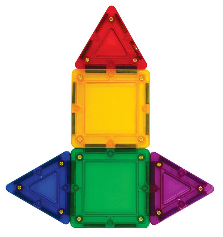 Magformers TileBlox - Coffret de construction Rainbow de 20 pièces magnétiques - les motifs peuvent varier - Édition anglaise