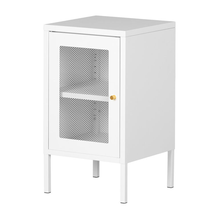 Dylane Table de chevet Blanc