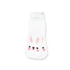 Chloe + Ethan - Toddler Socks, White Bunny, 4T-5T