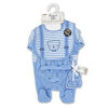 Bonjour Bebe  5 Piece Set Bear Suspender 0-3M