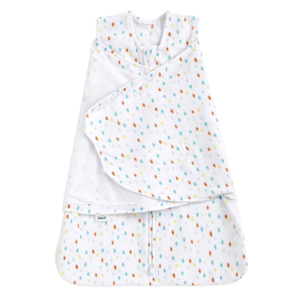 Halo Sleepsack Swaddle Micro Fleece Confetti Newborn