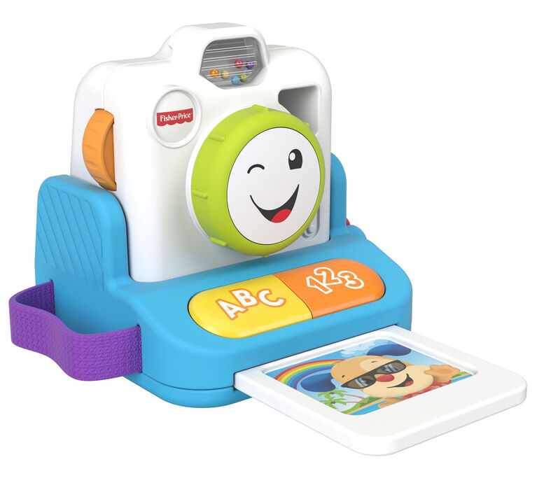 Fisher-Price - Rires et Éveil - Appareil photo instantane educatif - Édition bilingue