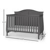 Child Craft Camden 4-in-1 Convertible Crib - Cool Gray